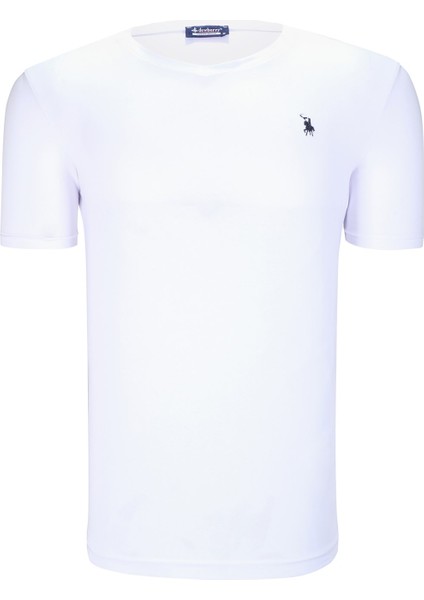 Üçlü Set T8568 V Yaka Erkek T-Shirt Koyu Lacivert Kar Beyaz Açık Yeşil fırsatları