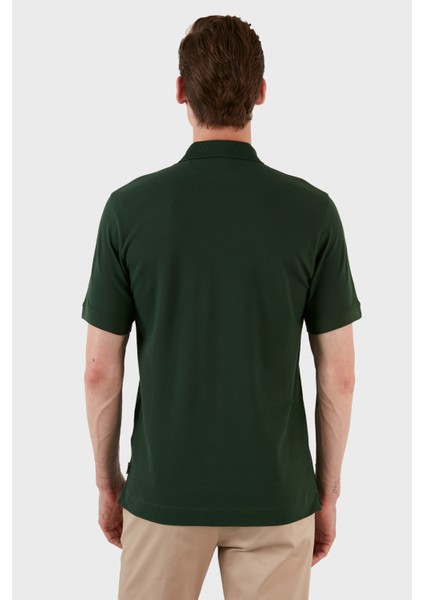 Pamuklu Regular Fit Düğme ve Fermuarlı Polo T Shirt Erkek Polo EX601 indirimleri