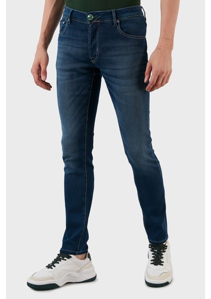 Pamuklu Normal Bel Slim Fit Jeans Erkek Kot Pantolon 629J018002 fiyatları