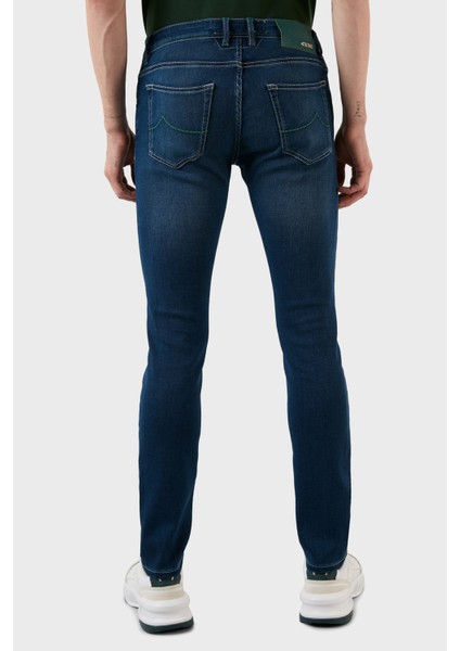 Pamuklu Normal Bel Slim Fit Jeans Erkek Kot Pantolon 629J018002 modelleri