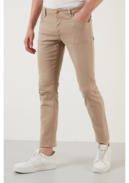 Pamuklu Normal Bel Slim Fit Jeans Erkek Kot Pantolon 629J018003