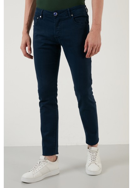 Pamuklu Normal Bel Slim Fit Jeans Erkek Kot Pantolon 629J018004