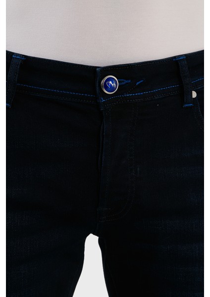 Normal Bel Slim Fit Pamuklu Jeans Erkek Kot Pantolon 629J012001 indirimleri