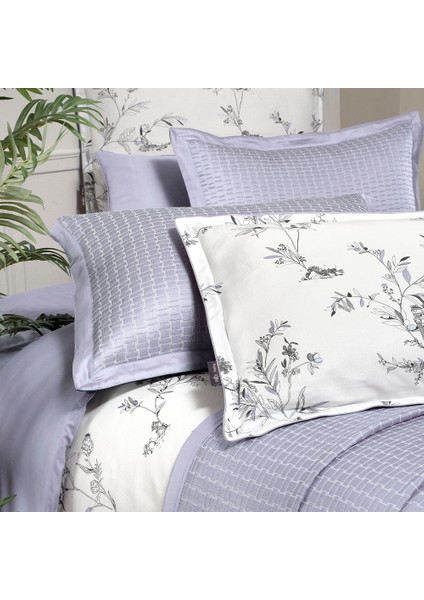 Aida Lila Çift Kişilik Nevresim Takımı ve Yatak Örtüsü Seti modelleri