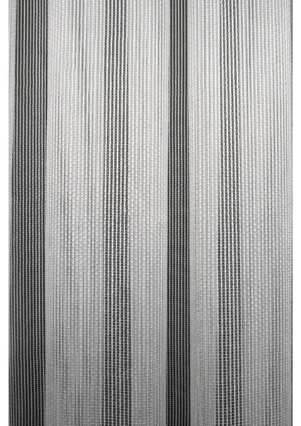 Çizgili Kullanıma Hazır Ekstraforlu Pilesiz Tül Perde Tek Kanat - Ekru 280 x 260 cm modelleri