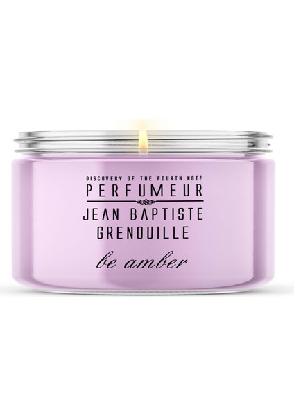 Jean Baptiste Grenouille 200ML Jbg Amber ve Musk Kokulu Dekoratif Pembe Mum Be Amber