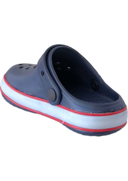 E196 P.017 Lacivert/kırmızı Işıklı Çocuk Terlik Sandalet modelleri