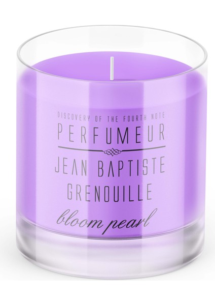 Jean Baptiste Grenouille 60ML Jbg  Pudra ve Vanilya Kokuludekoratif Şeffaf Mor Mum Bloom Pearl