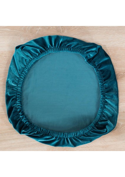 Streç Elastik Kadife Yemek Sandalye Koltuk Kayma Kapak Taburesi Yastık Koruyucular - Koyu Mavi (Yurt Dışından) fiyatları