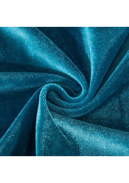 Streç Elastik Kadife Yemek Sandalye Koltuk Kayma Kapak Taburesi Yastık Koruyucular - Koyu Mavi (Yurt Dışından) modelleri