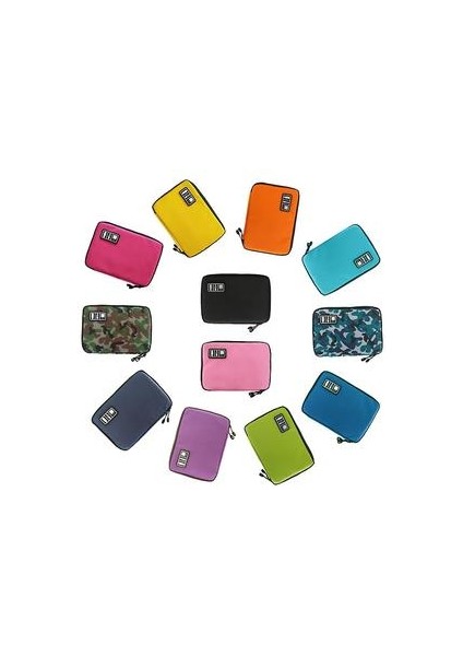 (Siyah) Gadget Kablo Organizatör Saklama Çantası Seyahat Elektronik Aksesuarları Kablo Kılıfı Kılıfı Usb Şarj Güç Bankası Tutucu Dijital Kiti Çantası (Yurt Dışından) fiyatları