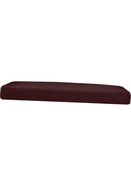 Streç Kanepe Kanepe Koltuğu Yastık Kapağı Koruyucusu Koyu Kahverengi _Size L (Yurt Dışından)