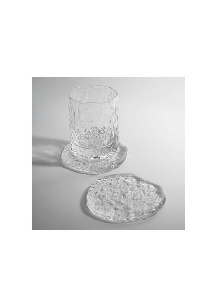 Coaster Cam Bardak Kristal Erime Buz Mutfak Masa Kupası Mat Sevimli (Yurt Dışından)