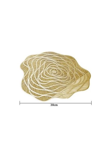 2 Adet Gül 38 Cm Plaka Sofra Mat Mutfak Dekorasyon Aksesuarları Altın Gümüş Sehpa Ev Dekor İçin | (Gümüş) (Yurt Dışından) fiyatları