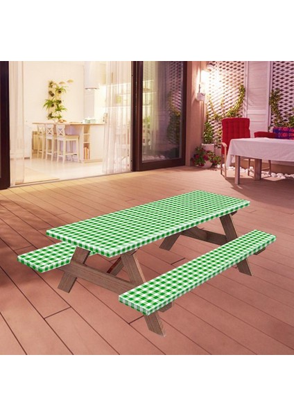 Sunnimix Piknik Masa Ve Banklar Kapak Damalı Tezgah Park Ziyafet Yeşil İçin Kapakları (Yurt Dışından) modelleri