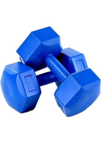 Pilates Egzersiz Seti Pilates Minderi 3 Adet Direnç Lastiği ve 1 kg Çiftli Dambıl Seti