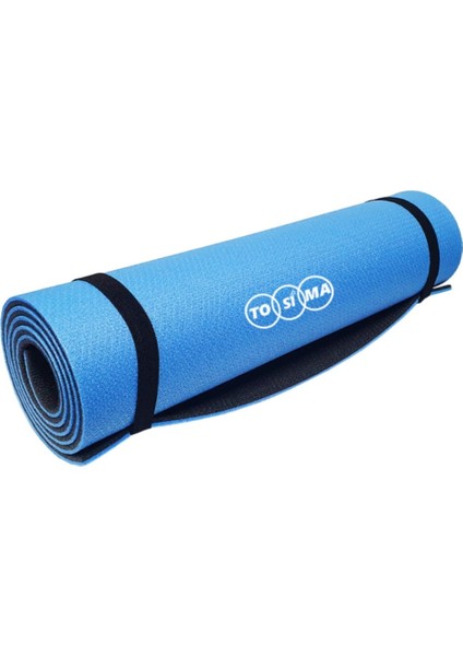 Pilates Seti 8mm Çift Taraflı Minder Pilates Lastiği Atlama Ipi ve 1 kg Dambıl Full Set
