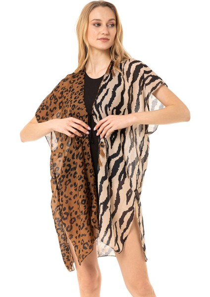 Saria Moda Saria Mood Leopar Zebra Desen Pareo