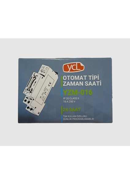 Otomat Tipi Zaman Saati 16A YZM-016 modelleri