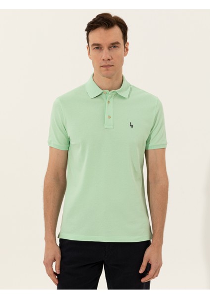 Erkek Su Yeşili T-Shirt 50250189-VR048