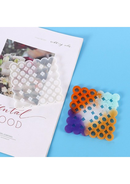 Bardak Altı Desenli Reçine Epoksi ve Beton Kalıbı -Kod:167