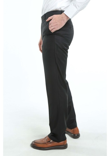 Intersivin Klasik Kesim Siyah Erkek Kumaş Pantolon indirimleri