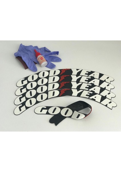 Good Year Beyaz Kalıcı Lastik Yazısı Good Year Sticker 4 Kit fiyatları