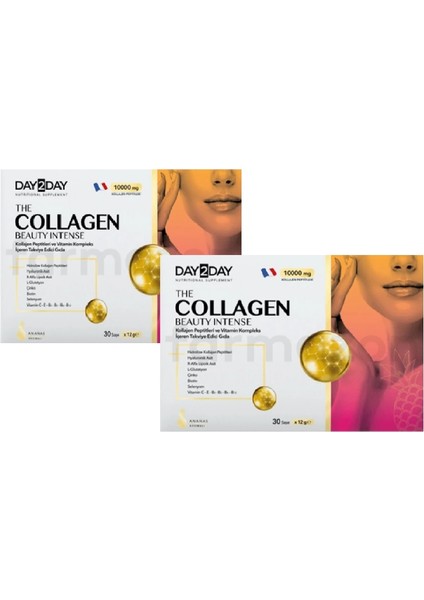 The Collagen Beauty Intense Ananas Aromalı 30 Saşe x 2 Kutu