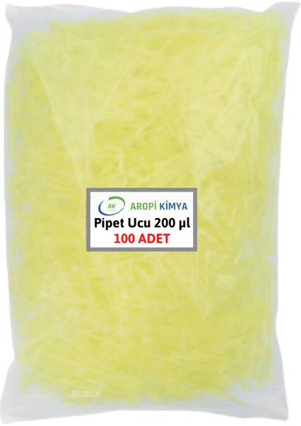Sarı Pipet Ucu 200 uL 100 Adet