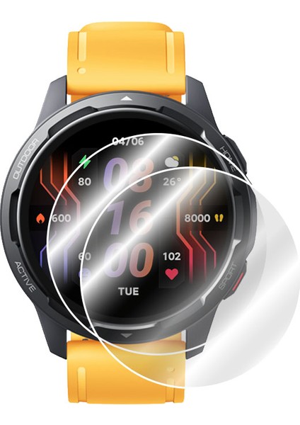 Xiaomi Watch S1 Active Watch ile Uyumlu Ipg Ekran Koruyucu (2 Adet)