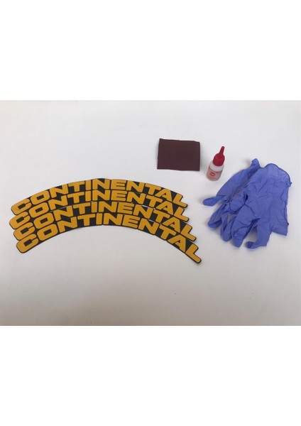 Continental Sarı Kalıcı Lastik Yazısı Continental Sticker 8 Kit Büyük Boy fiyatları