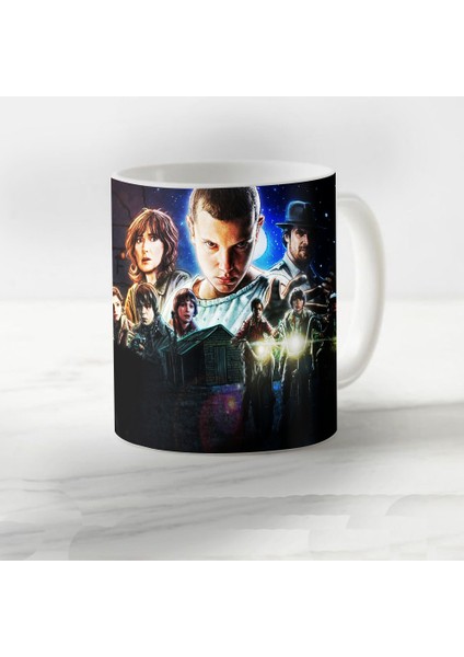 Stranger Things Efsanesi Model 7 Kupa Bardak