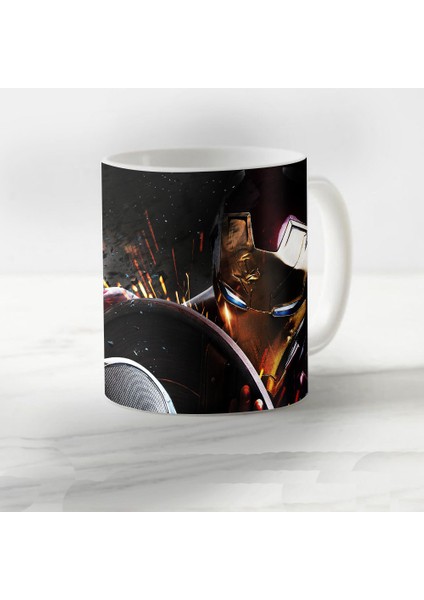 Iron Man Efsane Model Kupa Bardak
