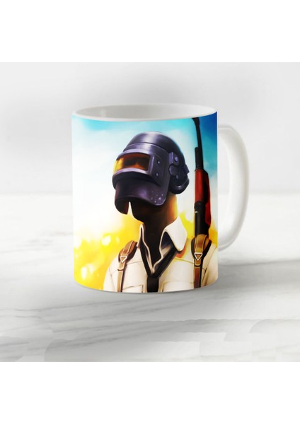 Pubg Temalı Model 66 Porselen Kupa Bardak