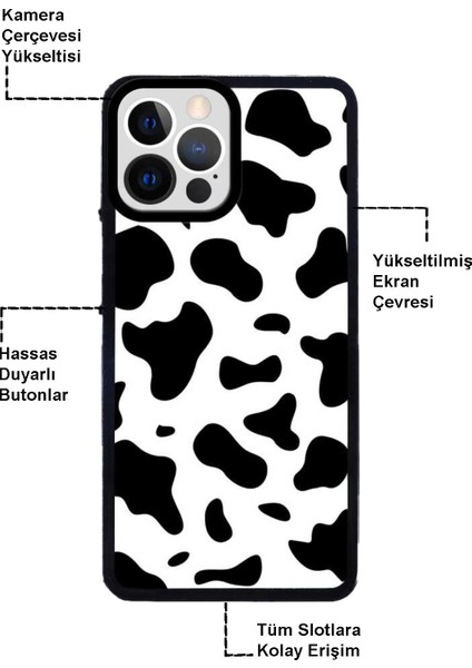 Apple iPhone 13 Pro Max Kapak Kamera Korumalı Çiçek Desenli Ultra Ince Silikon Kılıf