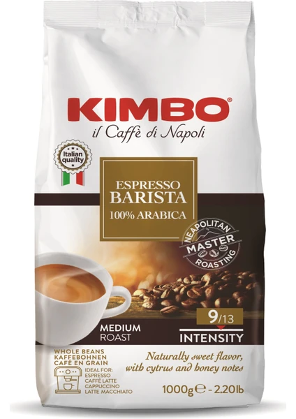 Espresso Barista 100% Arabica Çekirdek Kahve (1000 gr)