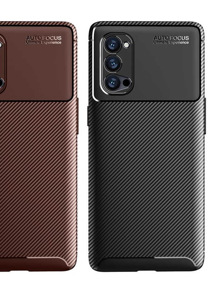 Oppo Reno 4 Pro 5g (CPH2089) Karbon Görünüm Negro Silikon Kılıf