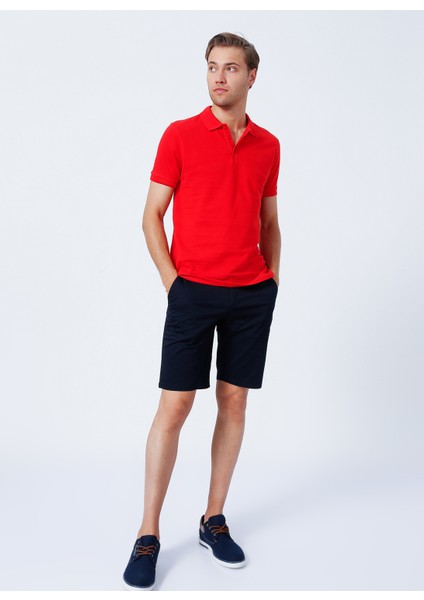 Polo Yaka Düz Kırmızı Erkek Polo T-Shirt Nobro K Cepsız fiyatları