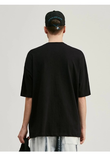 Unisex Oversize Baskısız Oldschool T-Shirt fiyatları
