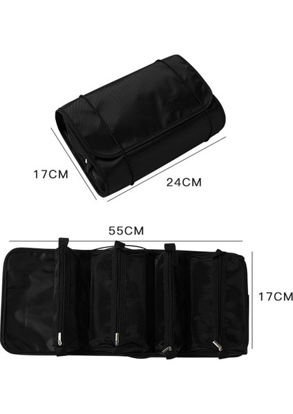 4 Arada 1 Kozmetik Depolama Çantası Siyah (Yurt Dışından) modelleri