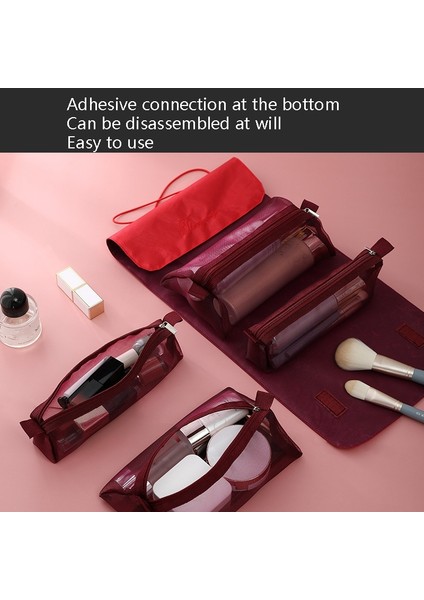 4 Arada 1 Kozmetik Depolama Çantası Siyah (Yurt Dışından) fırsatları