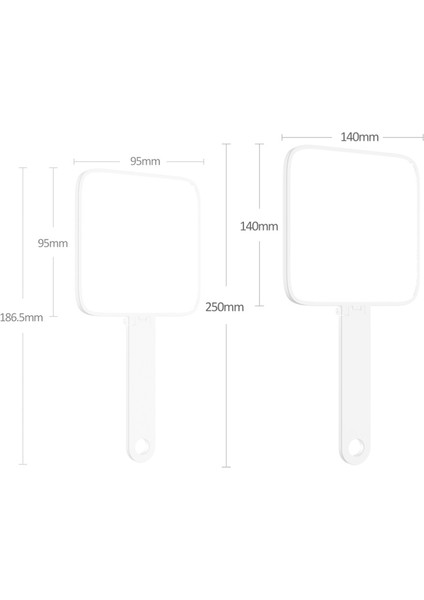 Katlanır Makyaj Aynası 5.5 -Inç Kare (Yurt Dışından)
