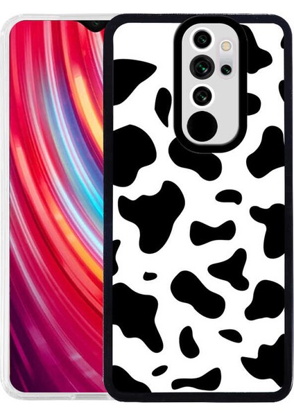 Xiaomi Redmi Note 8 Pro Kapak Kamera Korumalı Inek Desenli Ultra Ince Silikon Kılıf