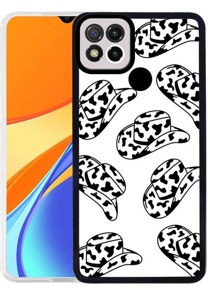Xiaomi Redmi 9c Kapak Kamera Korumalı Şapka Desenli Ultra Ince Silikon Kılıf