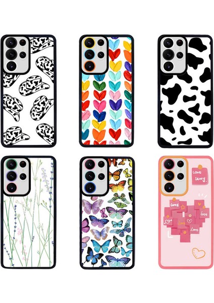 Samsung Galaxy S22 Ultra Kapak Kamera Korumalı Inek Desenli Ultra Ince Silikon Kılıf fırsatları