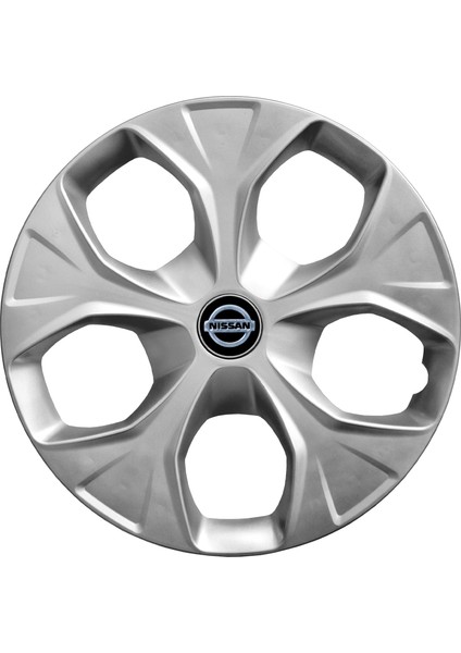 Nissan Vanette 13 Inç Jant Kapağı Amblemli Gri 4'lü Set 111