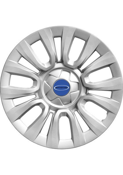 Ford Courier 15 Inç Uyumlu Jant Kapağı Amblemli Gri 4 Adet 1 Takım 109