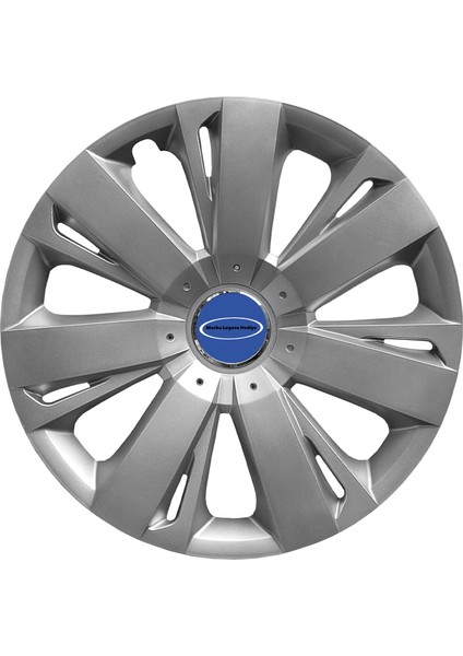 Ford Courier 15 Inç Jant Kapağı Amblemli Gri 4'lü Takım 114