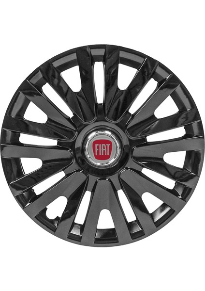 Tofaş Kartal 13 Inç Uyumlu Jant Kapağı Amblemli Piano Black 4 Adet 1 Takım 207