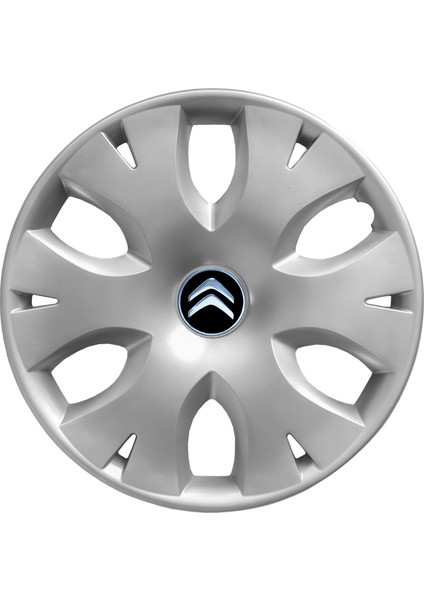 Citroen C4 Picasso 15 Inç Jant Kapağı Amblemli Gri 4'lü Set 141